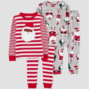 Carters 4pc Christmas Pajama Set D2